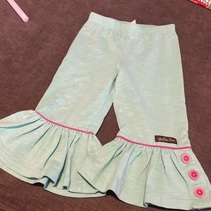 Matilda Jane Big Ruffle Pants with Buttons Sz 2